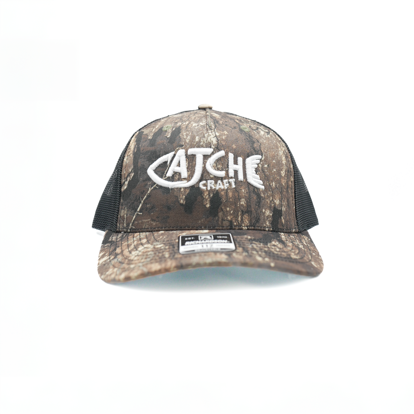 Classic Camo White Logo Hat