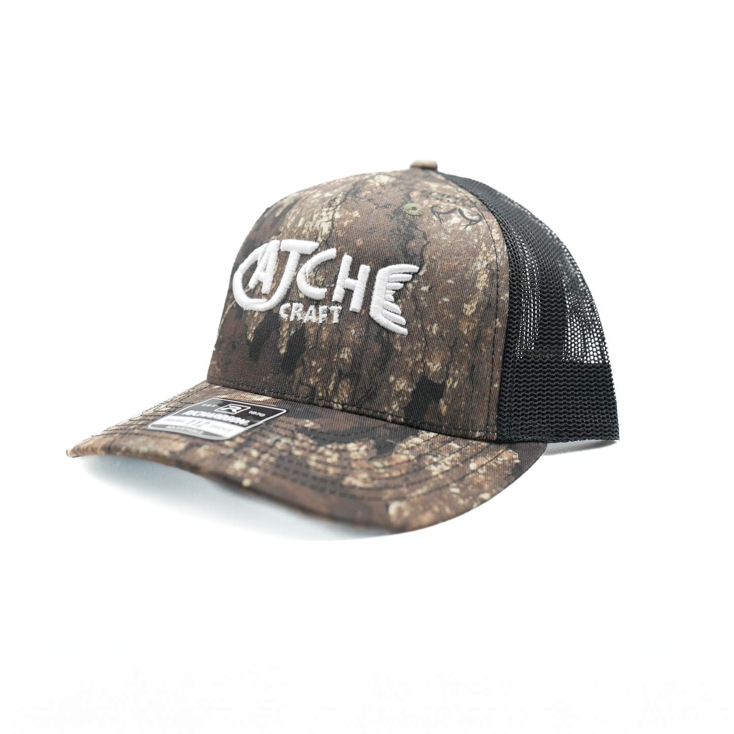 Classic Camo White Logo Hat